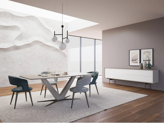 Dining room Design Complete Dining table Design Furnishings Sideboard Set Chairs 4x
