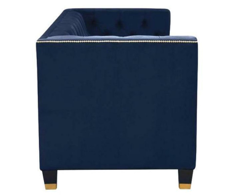 Chesterfield Blue e Sofa set 3-piece set Couch Sets Seat Upholstery Group