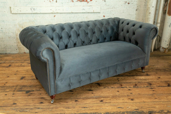 Modern gray three-seater luxury living room 3-seater sofa