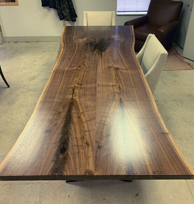 Luxury Dining table Real Wood Designer Kitchen Table Massive Tables 1sqm Price