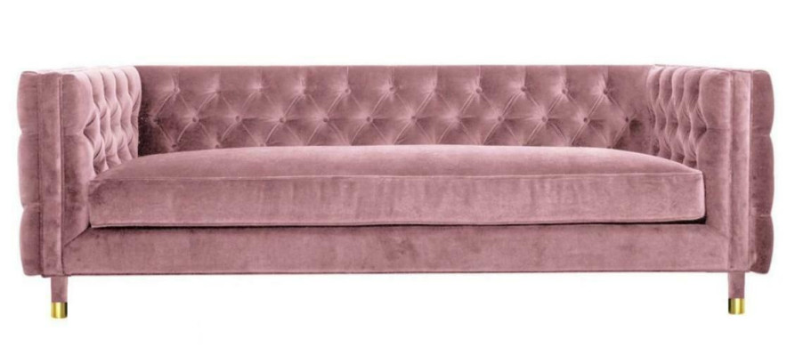 Pink Chesterfield Sofa Creative Furniture 4 Seater new xxl Big Couches
