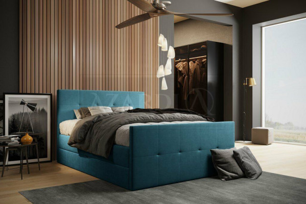 Chesterfield Bed Upholstered bed Double bed Beds xxl design luxury box spring bed