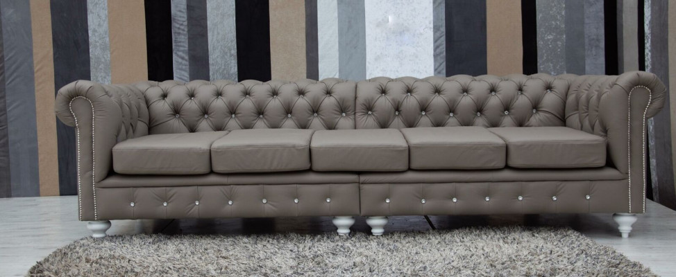 Chesterfield Sofa Couch Upholstery Fabric Leather Couches Upholstery Suite 5 Seaters