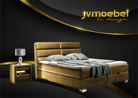 Bedroom Luxury Box Spring Bed Beds Double Furniture Fabric 140 160 180 x 200cm