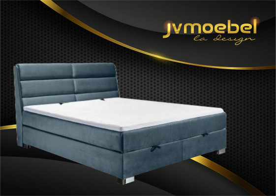 Bedroom Luxury Box Spring Bed Beds Double Furniture Fabric 140 160 180 x 200cm