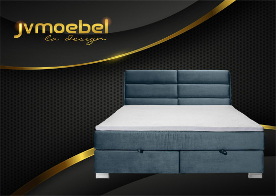 Bedroom Luxury Box Spring Bed Beds Double Furniture Fabric 140 160 180 x 200cm