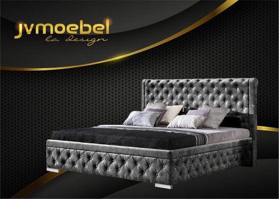 Bed frame Fabric Furniture Luxury Beds Bed Textile Bedroom Design Textile new