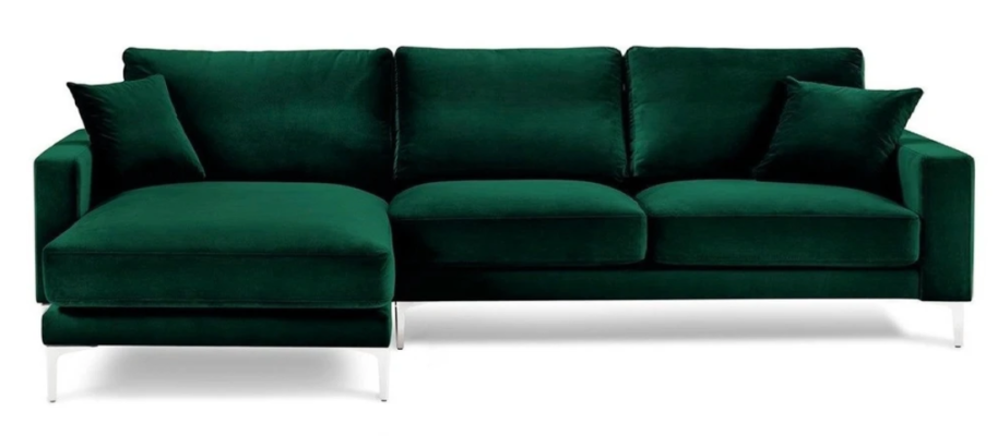 Loft Sofa Luxury Corner sofa Furniture Corner suite Velvet Couches sofas green Living room