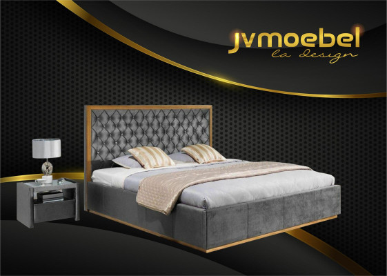 Bed Textile Bedroom Design Furniture Modern Luxury Beds Bed frame 140x200