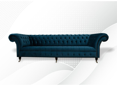 Design Sofa Chesterfield Upholstery Modern Textile Fabric Sofas 4 Seater Sleep