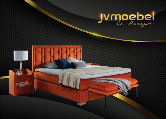 Bed Textile Bedroom Furniture Modern Beds 140x200 Bed frame Boxspring new