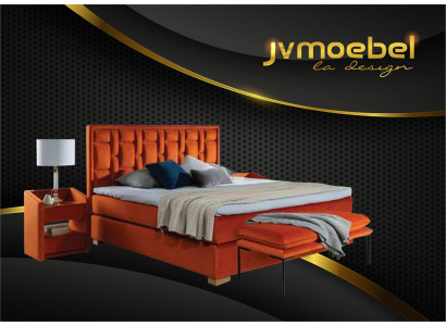 Bed Textile Bedroom Furniture Modern Beds 140x200 Bed frame Boxspring new