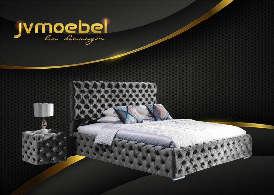 Bed Bedroom Set Design Furniture Modern Luxury Beds Chesterfield Green 140x200