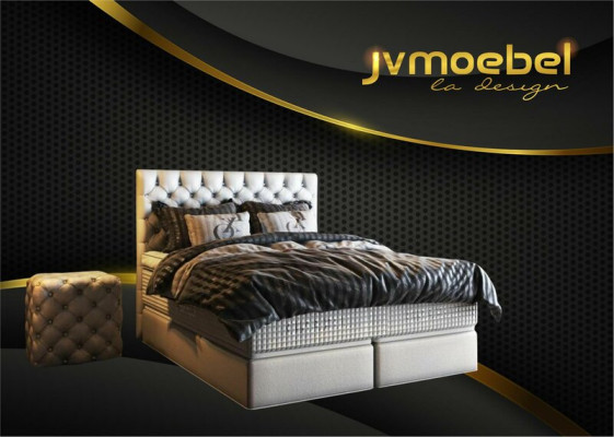 Luxury Bed Box Spring Bed Bedroom Beds Design Furniture Velvet Mattress Complete