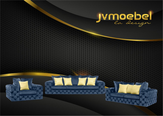 Luxury 4 Seater Couch Upholstery Sofa Leather Fabric Textile Couches Suite Three Seater