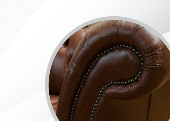 Chesterfield Couch Upholstery Sofas Classic Leather 3 Seater Couches Sofa Brown