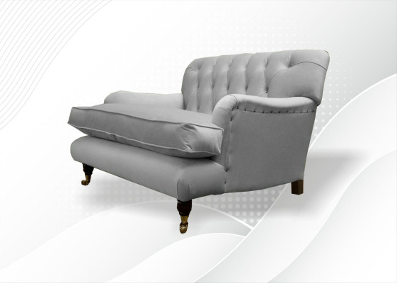 Chesterfield Armchair TV Design Upholstery Sofa Couch Chesterfield Textile new
