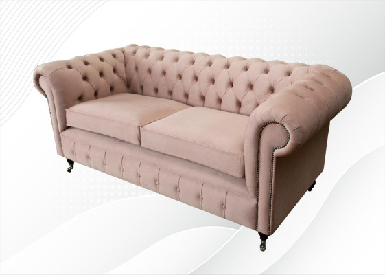 Design Upholstery Seat Couch 3 Seater Sofa Chesterfield Sofas Couches Textile Fabric