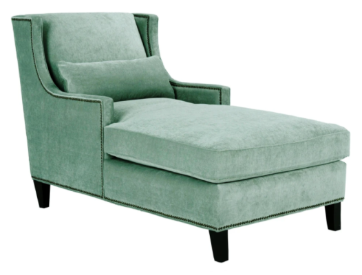 Chaise Longue Loungers Furniture Ottoman Living room Design Sofa Beige Fabric Lounger