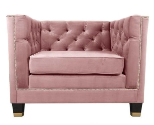 Armchair Chesterfield Textile Fabric Purple Creative Furniture new Living room Modern