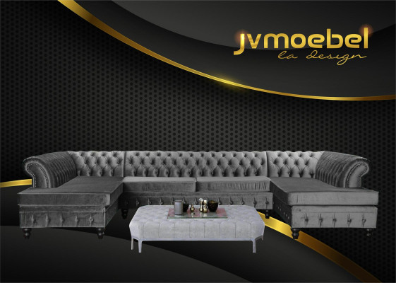 Modern Design Luxury Coffee table Textile Chesterfield Living room table Coffee tables