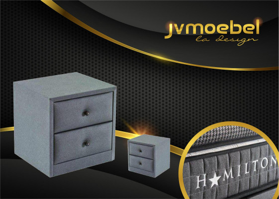 Design Bedside table Textile Upholstery Furniture Bedside tables Consoles Bedroom Fabric