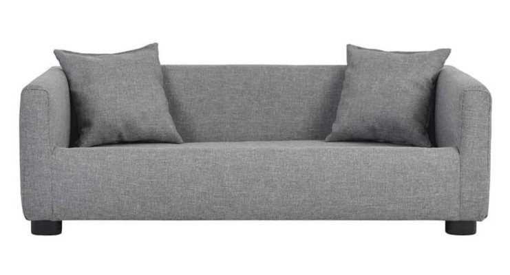 Gray Large Dog Bed Dog Upholstery Textile Fabric Couches new Dog Sofa Couch