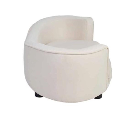 Large Dog Bed White Dog Upholstery Textile Dog Sofa Furniture Fabric Couches new