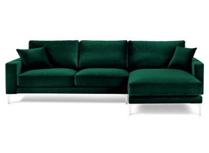 Loft Sofa Luxury Corner sofa Furniture Corner suite Velvet Couches Living room sofas green
