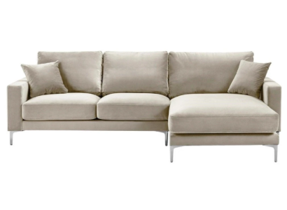 Living room Design Couches Upholstery Sofa Couch Beige Corner sofa Fabric Corner suite new