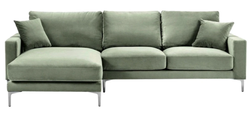 Sage green Corner sofa Fabric Design Couches Upholstery Sofa Sofas new Green Living room