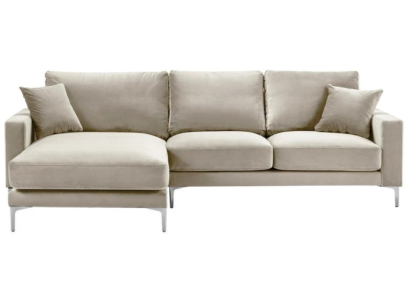 Loft Sofa Luxury Corner sofa Furniture Corner suite Velvet Couches sofas beige Living room