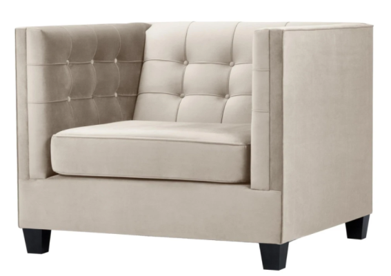 Armchair Textile Fabric loft Gray Creative Furniture new Modern Living room