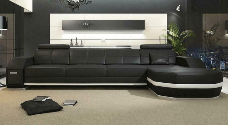 Modern Flackschiff Living room Sofa Couch Suite Upholstery