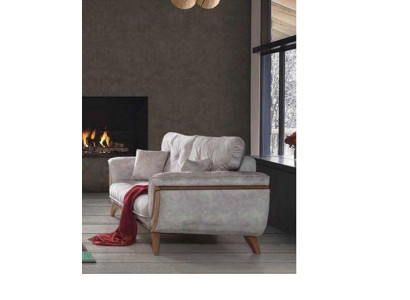 Luxury Three Seater Modern Couch Upholstery Furniture Gray Couches Sofas