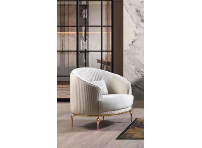 Luxury Single Seater Armchair Couch Upholstery Furniture Relax Club Designer Sofa