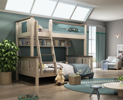 Bunk Bed Childrens bed Bunk bed Beds Play bed Loft bed Bunk bed Double new