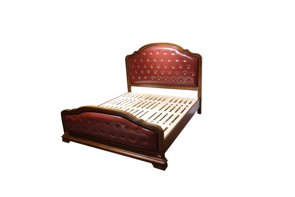 Bed Upholstery Design Luxury Double Hotel Beds Marriage Sleep Room Leather 180x200cm
