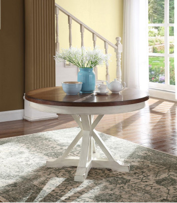Dining table Wood Tables Living Dining Room Table Solid wood 122x77cm Dining tables Solid