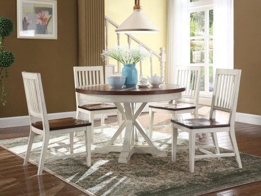 Classic r Design Round Table Round Table Wood Tables 122x77cm Dining room Round