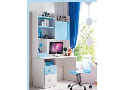 Desk White Office Furniture Sets Office furniture Complete Set Shelf Chest of drawers Wardrobe