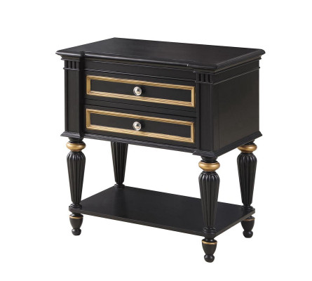 Bedside table Gray Modern Design Furniture Wood Luxury Order Table Bedroom