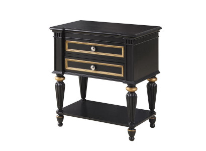 Bedside table Gray Modern Design Furniture Wood Luxury Order Table Bedroom