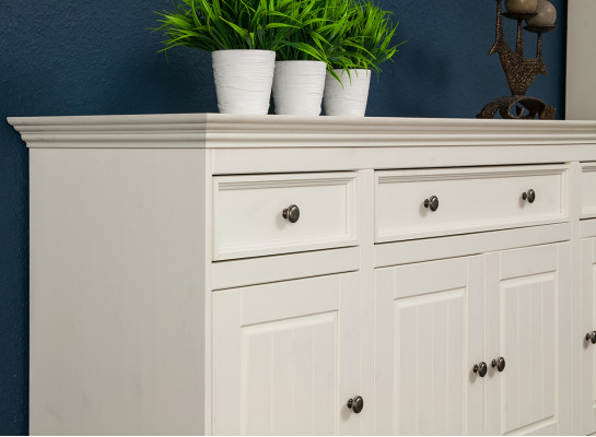 Designer Country House Chest of drawers Sideboard Wardrobe Shelf Wood Luxury Chests of drawers Sideboard