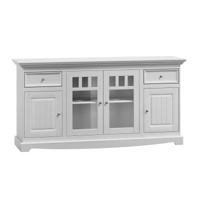 Classic Chest of drawers Country House Sideboard White Buffet Wardrobe Living room