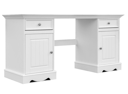 Landhfrom  Desk Furniture Study room Office furniture Real wood Office Table White