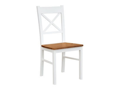 Landhfrom  Armchair Chair 1x Dining room Real wood Lounge Seat Upholstered chair Wood new