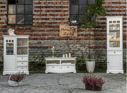 Living room Set Display case Bookshelf Sideboard Wall units Chests of drawers Design 3-piece. new