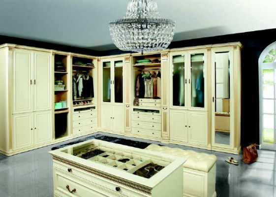Element Model V1D-06LP for Walk-in Wardrobe Wardrobe Italian Furniture