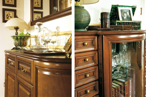 Classic Display case Chest of drawers Chests of drawers Dresser cabinet Wardrobe Display cases Model Z-KS1